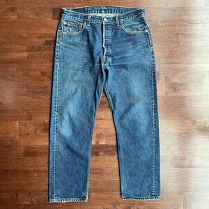 Levi's 501 Made in Canada 34 x 30 Y2K Blue Jeans